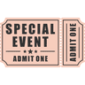 Shows, sports and special events activity icon